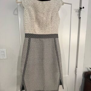 Elegant Black and White Women's Dress